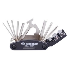 KING TONY 金統立 16件式折疊式複合工具組 腳踏車維修工具組 KT20A16MR, 1個