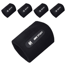 NINE STUDY AD-ROCKET 極致舒適透氣專業護腕 黑色 80%棉材質, 5個