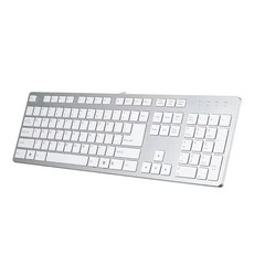 irocks 艾芮克 薄型剪刀腳鍵盤 原廠保固, 銀色, IRK01W