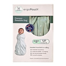 ergoPouch 二合一舒眠包巾 竹纖維透氣 6-12個月, 蘇答綠