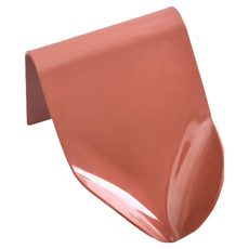 晟龍 多功能掛勾瀝水肥皂架 漏斗式斜面設計, 兩側掛鉤, 加固, 顏色隨機, 1個