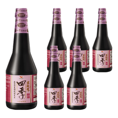 統一四季高純釀釀造醬油，不添加防腐劑, 870ml, 6瓶