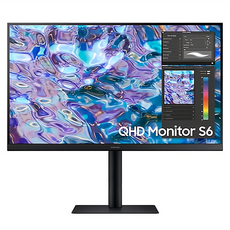 SAMSUNG 三星 27型 IPS 2K QHD 75Hz 美型螢幕 S27B610EQC, 27吋, 1個