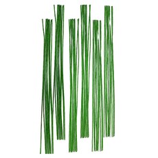 MaDaKkuMi 花藝工藝紙包鐵絲 20號, 60入, 鐵絲 綠色 + 小袋 顏色隨機