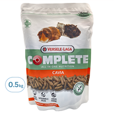 凡賽爾 Versele-Laga COMPLETE 全方位系列 草食性飼料 天竺鼠專用 含維生素C 長纖維 無穀物, 500g, 1包