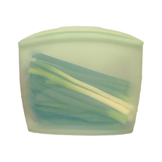 SiliPot 矽膠夾鏈袋 橄欖綠 2500ml, 特大(XL), 1個