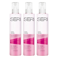 FARCOM 髮控 SERI 柔馭護色水髮膜, 2相免洗噴霧護髮素，適合染髮髮質，防紫外線, 300ml, 3瓶