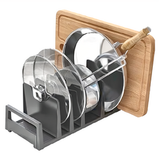 廚房 40cm 碗碟瀝水收納架, 黑色, 1個