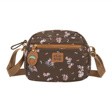 Disney 迪士尼 奇奇蒂蒂 淘氣松果 側背包 PTD23-D9-61BN 190g, 棕色
