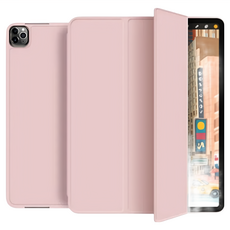 ANTIAN 液態矽膠平板皮套, 適用於Apple iPad 9, 內置筆槽, 智能休眠喚醒, 防滑支架, 珊瑚粉, 1個