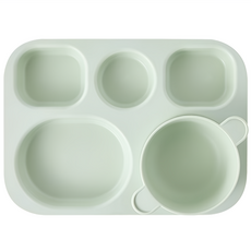 바망바망 유아 식판, 민트, 바망바망 유아식판, 1개