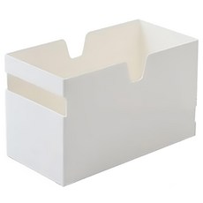 日式廚房雜物收納盒 WF-2383 大(29 x 14.8 x 17.3cm), 白色, 1個