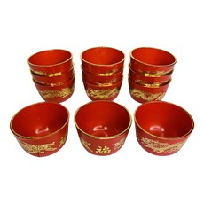 生活King 金口酒杯, 12個, 小(4.7 x 3.2cm)