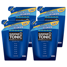 SUNSTAR 三詩達 TONIC 頭皮二合一洗髮精 補充包 男士頭皮護理, 340ml, 4包