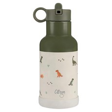 Citron 小檸檬 三層保溫瓶 350ml (新版), SGS 認證, 304不銹鋼, 防漏設計, 保冷24小時/保溫12小時, 恐龍世界, 1個