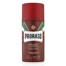 PRORASO 刮鬍泡 紅標 檀香，軟化鬍鬚，減少摩擦，滋潤保濕, 300ml, 1罐