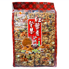 Chiao-E 巧益 紅藜麥堅果黑糖沙琪瑪 蛋奶素, 320g, 1袋