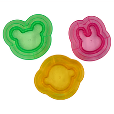 Arnest 動物造形香鬆模 Set 3個, 便當裝飾工具, 動物造形, 1組