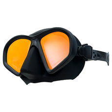 ButterFly Fish 蝴蝶魚 潛水面鏡 附收納盒 MK2301, 黑金鍍膜