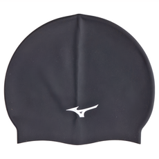 MIZUNO 美津濃 矽膠泳帽 N2TWB55300, 黑白, 1個