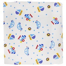 竹纖維三層嬰兒防水隔尿墊-點點汽車(加大有鬆緊帶), 200 x 180, 1個