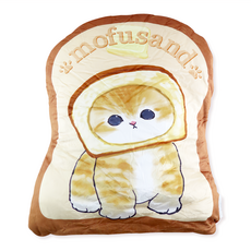 貓福珊迪 造型抱枕 棉質, 土司, 53 x 40cm