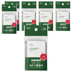 Dr. G 吸油面紙, 70張/包, 輕巧超薄隨身包, 柔軟自然材質, 添加茶葉與精油, 6包