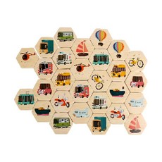 TOPBRIGHT 特寶兒 交通工具記憶遊戲組, 28塊拼圖, 1組