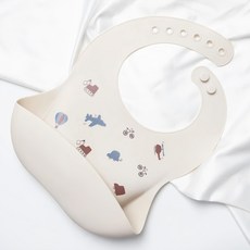 愛北鼻 防油防水矽膠圍兜 米交通工具 六扣3d款 柔軟舒適 立體接 food 多檔調節, 1件, 1入