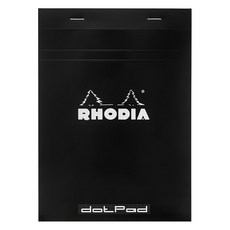 RHODIA N°16 A5黑色上翻筆記本, 白色, 1本