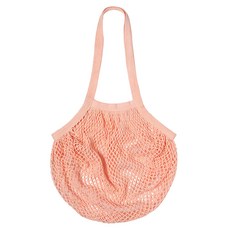 Now Designs 編織肩背包 100%棉 NO391 提帶約高29.5公分, 45 x 1 x 32cm, 珊瑚橘