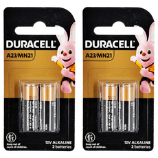 DURACELL 金頂 金霸王 A23/MN21 電池套裝 12V 鹼性電池, 2個裝, 2組