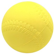 Her-Ea 禾亦 樂樂壘球 台灣製造 聚胺酯發泡材質 適用年齡八歲以上, 1顆, 黃色