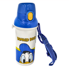 SKATER AG 彈蓋直飲水壺 210 x 95 x 79mm, 唐老鴨, 480ml, 1個