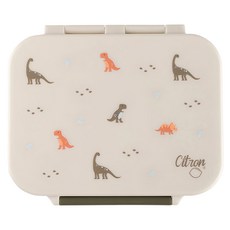 Citron 小檸檬 3格 Tritan 500ml 防漏便當盒 不含雙酚A, 恐龍世界, 1個