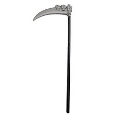 摩達客 COSPLAY派對變裝 灰色大鬼頭鐮刀 三節組裝 塑膠材質, 93 x 35cm, 1個