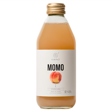Kimino 山梨白桃氣泡果汁飲, 250ml, 1個