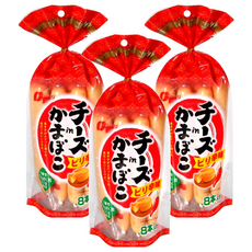 Natori Food 起士魚板條 辛辣味, 日本原裝進口 濃郁味美 鮮味零食 搭配濃郁起司 下飯涮嘴, 256g, 3袋