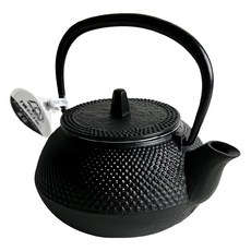 IWACHU 岩鑄 3型急需アラレ 茶壺 12001, 黑色, 320ml, 1個