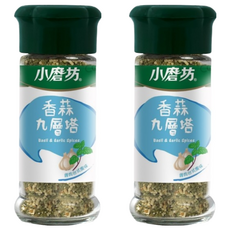 小磨坊 香蒜九層塔, 25g, 2瓶