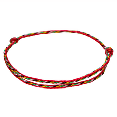 馥瑰馨盛 無限循環五色線手鍊/腳鍊, 女款手圍/腳圍 16-20cm, 15~24cm, 混色