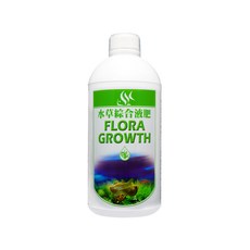 AQUAFUN 水之樂 水草綜合液肥 1000ml, 促使水草茁壯、抑制苔藻生長, 9 x 9 x 22cm, 1瓶