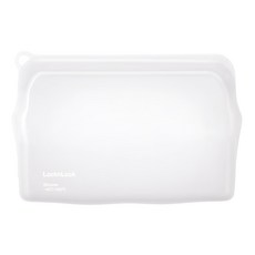 LocknLock 樂扣樂扣 N次矽膠密封袋 好壓自黏款 330ml, 白色, 1個
