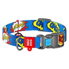 WAUDOG 尼龍項圈, 漫畫藍, 1條