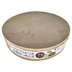 Necoichi 貓壹 抓抓盆補充包 2入 瓦楞紙, 棕色, 1組, 39 x 39 x 4cm