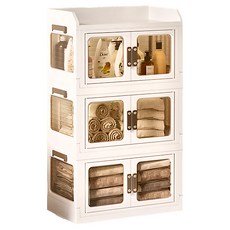 摺疊層櫃, 3層, 65cm面寬, 240L, 7115-3, 1個