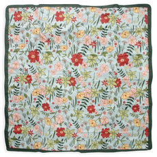 Little Unicorn 野餐墊 收納(38 x 25cm) 展開(150 x 150cm), 月見花園 綠色