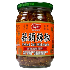 龍宏 蒜頭辣椒, 380g, 1罐