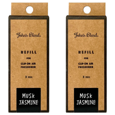 John's Blend 車用芳香劑 補充包 2個, 2盒, 麝香茉莉