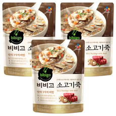 CJ bibigo 牛肉粥 韓國風味, 420g, 3包